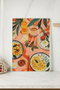 Hermia Tabla de Cortar de Vidrio Templado Multicolor 20 x 30 cm